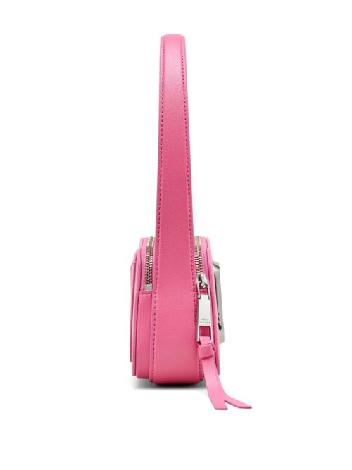 rose pink Saffiano leather silver-tone logo Marc Jacobs | 2R3HSH025H02666